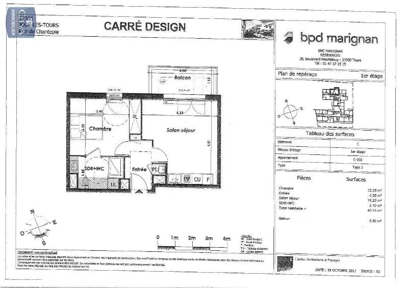 Photo 8 Appartement 2 pièces 40.15m²