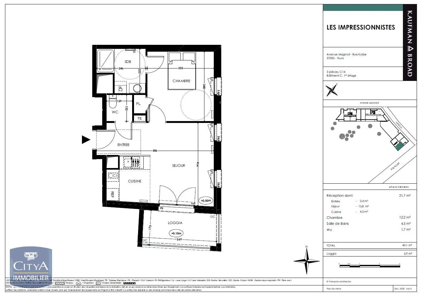 Photo 2 Appartement 2 pièces 40.1m²
