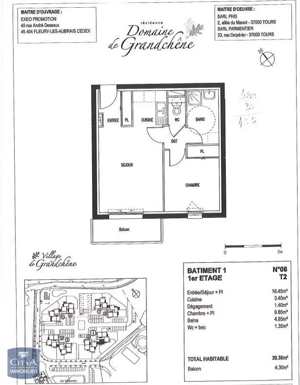 Photo 7 Appartement 2 pièces 39.3m²