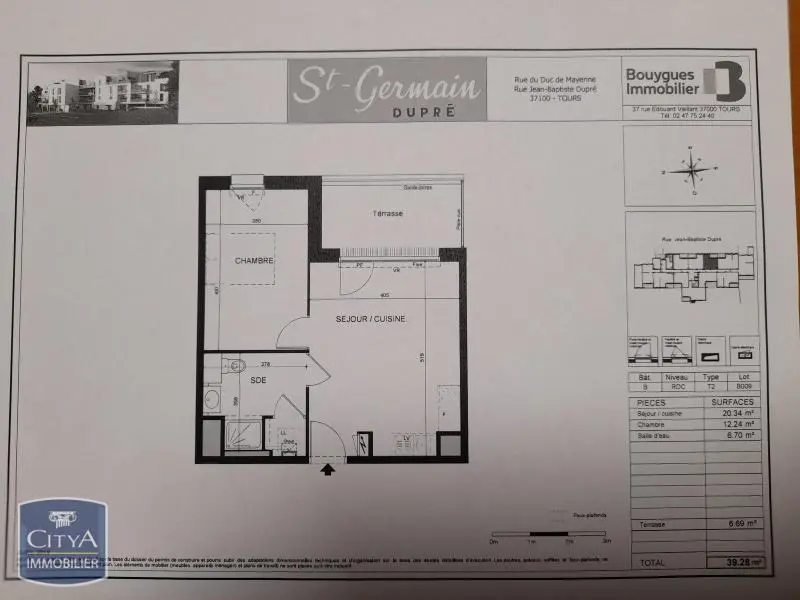 Photo 7 Appartement 2 pièces 39.28m²