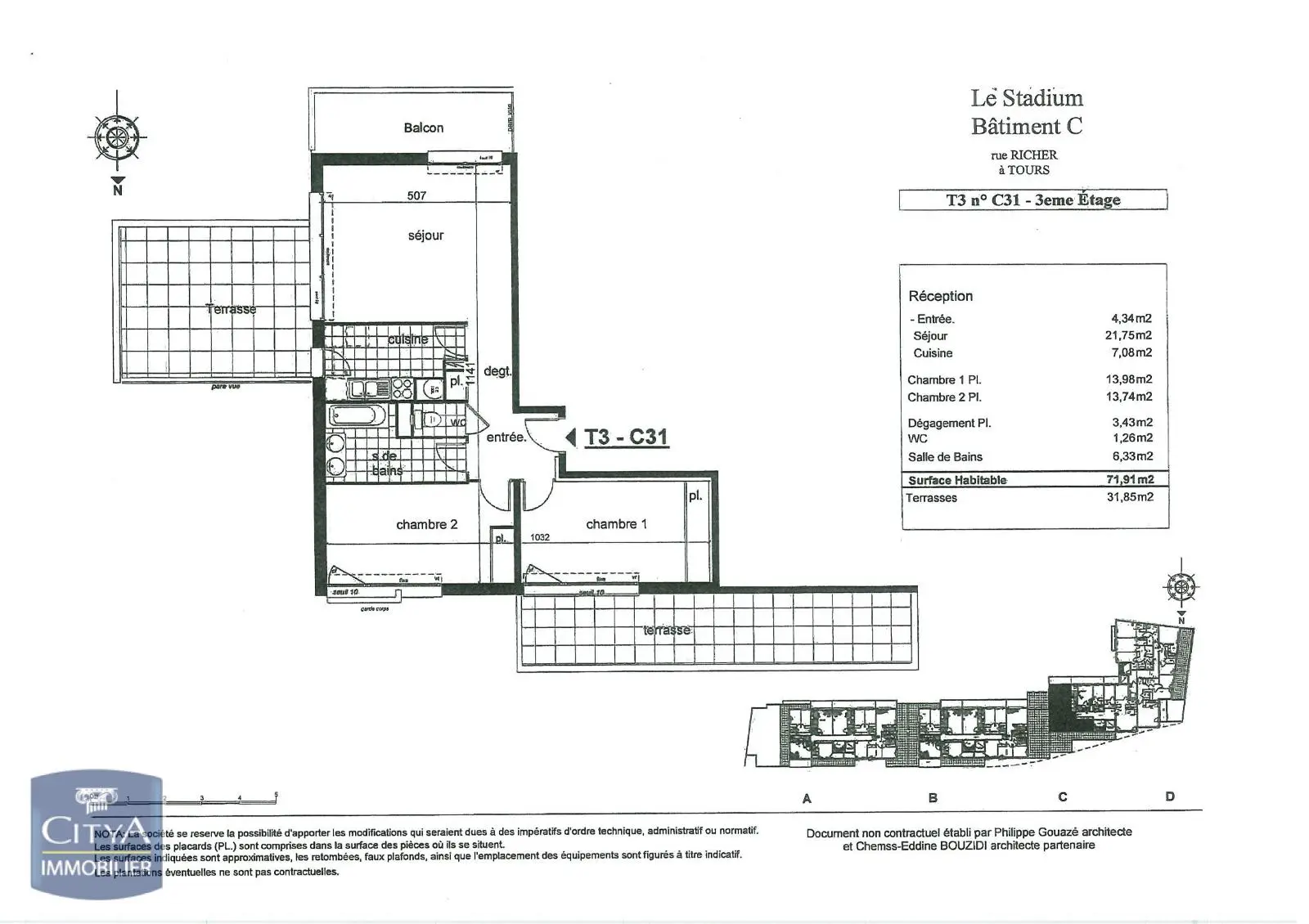 Photo 2 appartement Tours