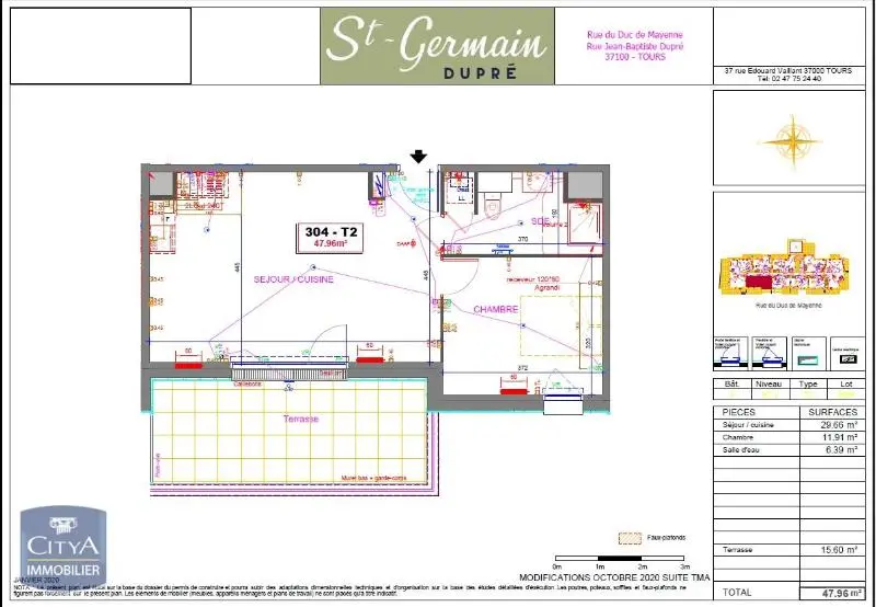 Photo 2 Appartement 2 pièces 47.69m²