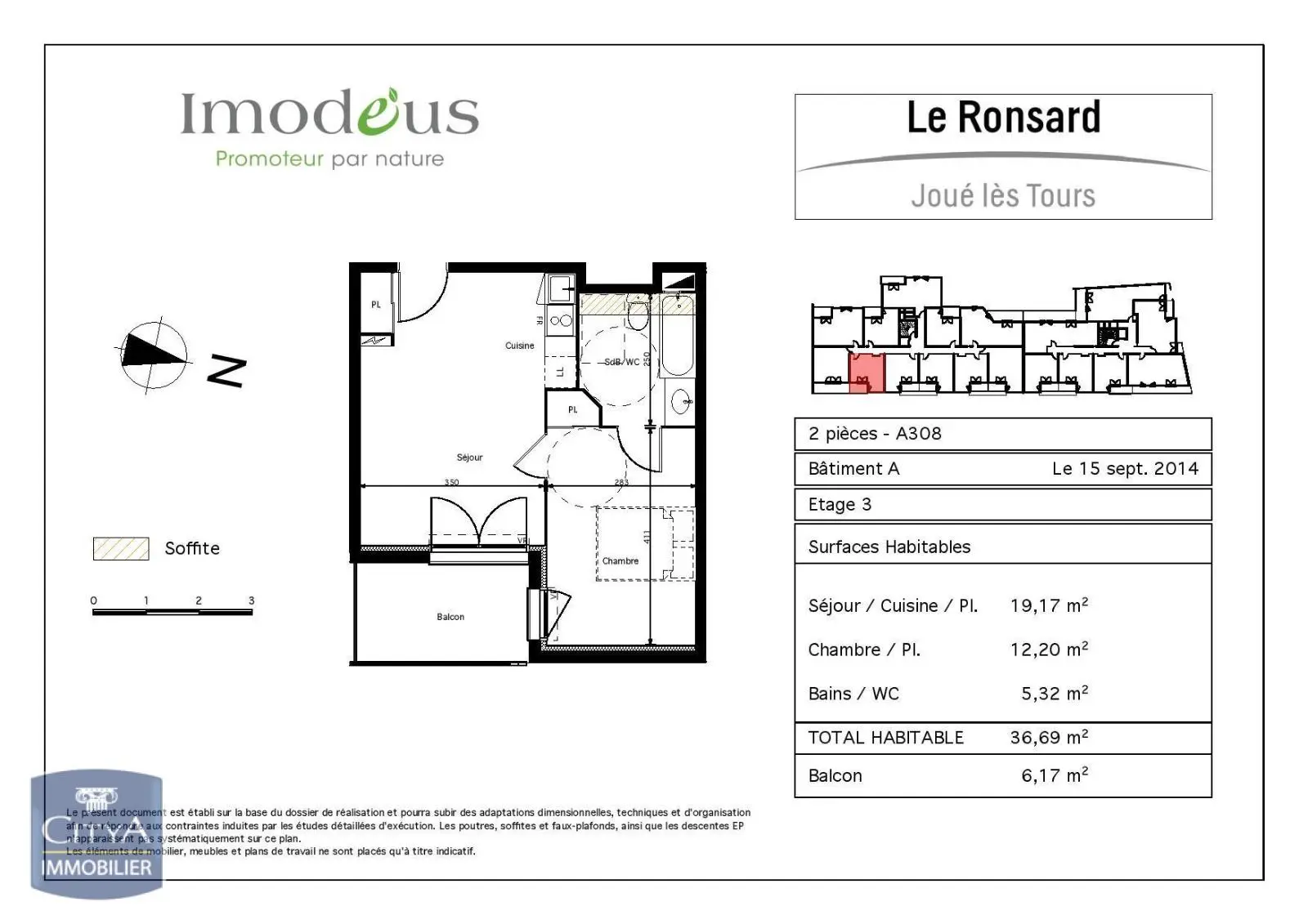 Photo 8 Appartement 2 pièces 36.69m²