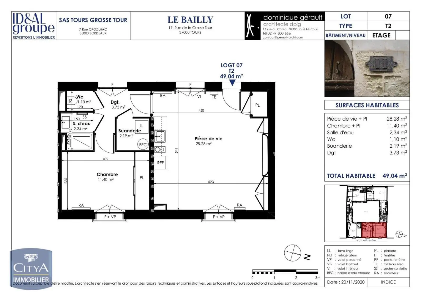 Photo 3 Appartement 2 pièces 49.04m²