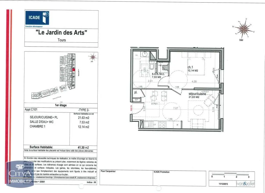 Photo 1 appartement Tours