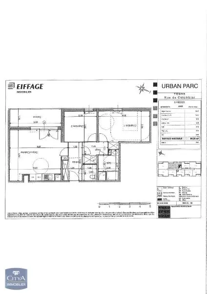Photo 2 Appartement 3 pièces 66.33m²