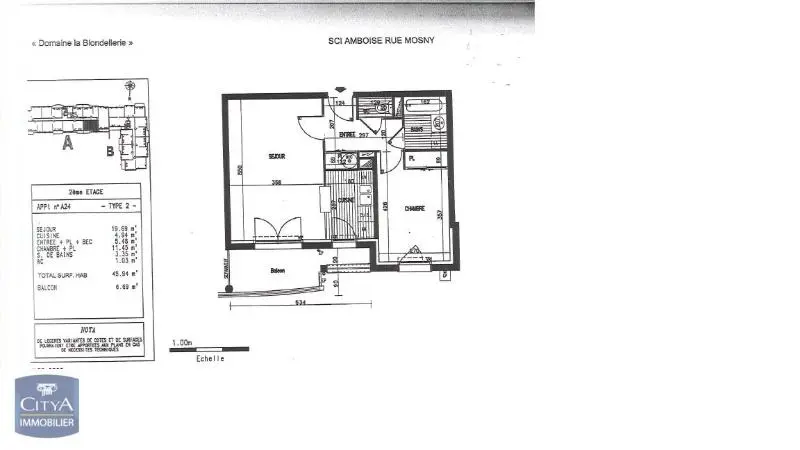 Photo 7 Appartement 2 pièces 45.55m²