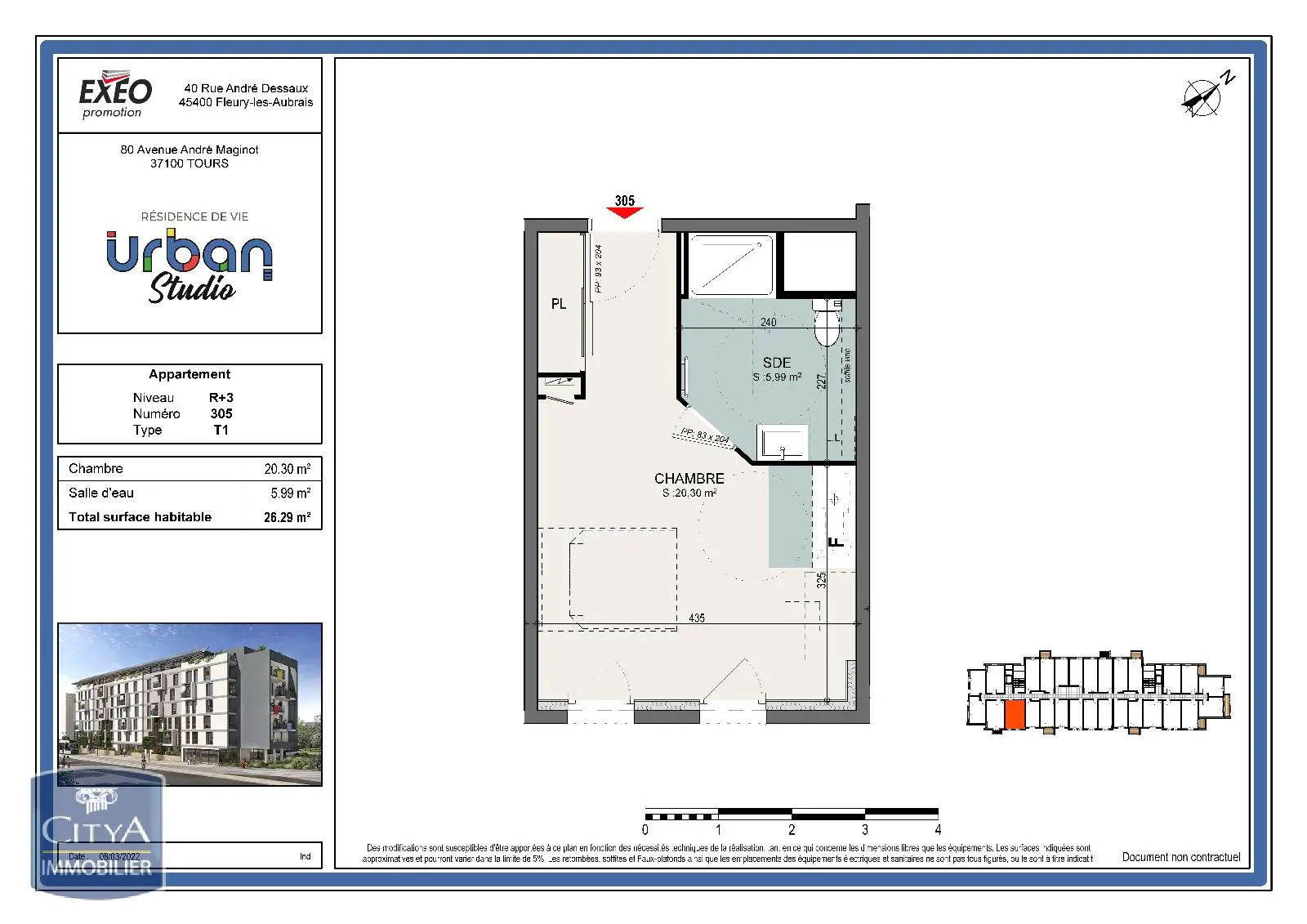 Photo 5 Appartement 1 pièce 26.29m²