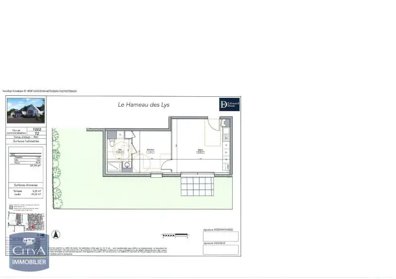 Photo 8 Appartement 2 pièces 37.79m²