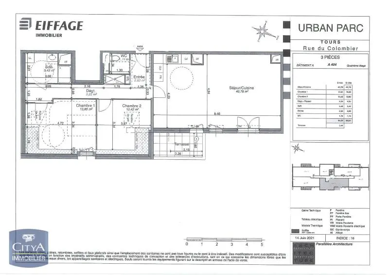 Photo 8 Appartement 3 pièces 84.29m²