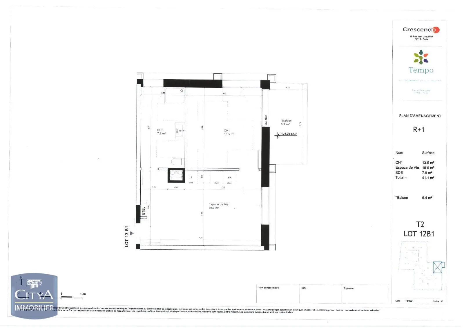 Photo 5 Appartement 2 pièces 41.1m²
