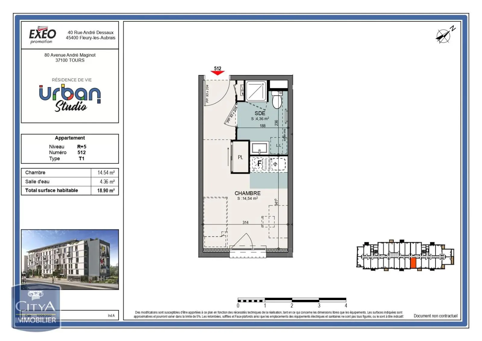 Photo 6 appartement Tours