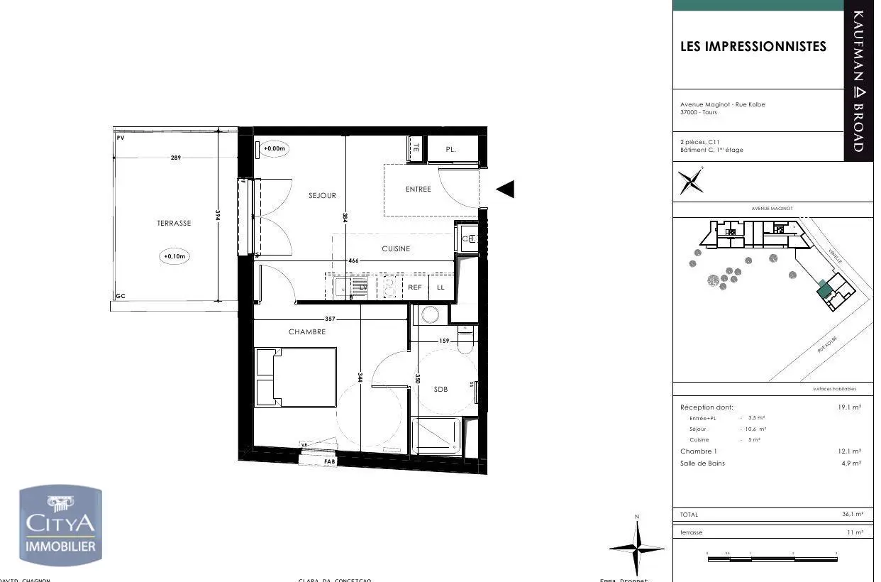 Photo 1 appartement Tours