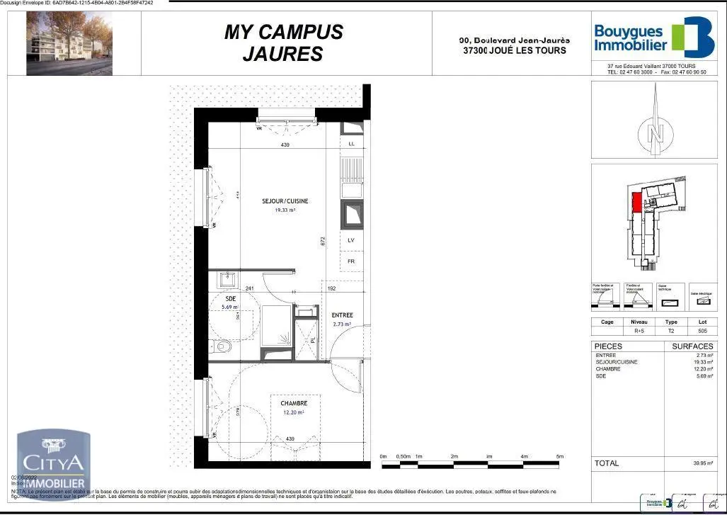 Photo 6 Appartement 2 pièces 39.95m²