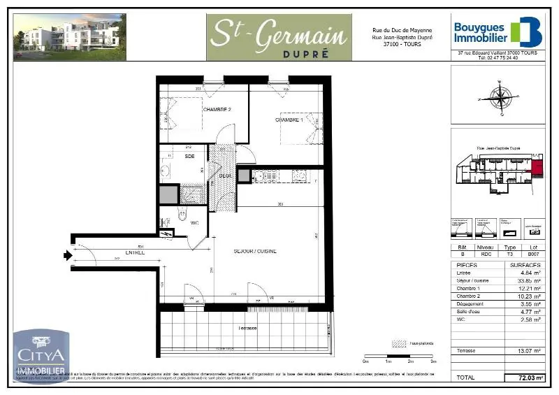 Photo 10 Appartement 3 pièces 72.03m²