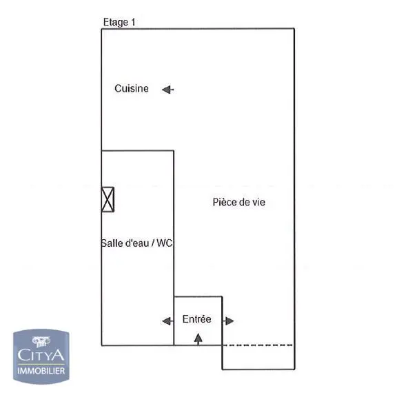 Photo 3 Appartement 1 pièce 23.41m²