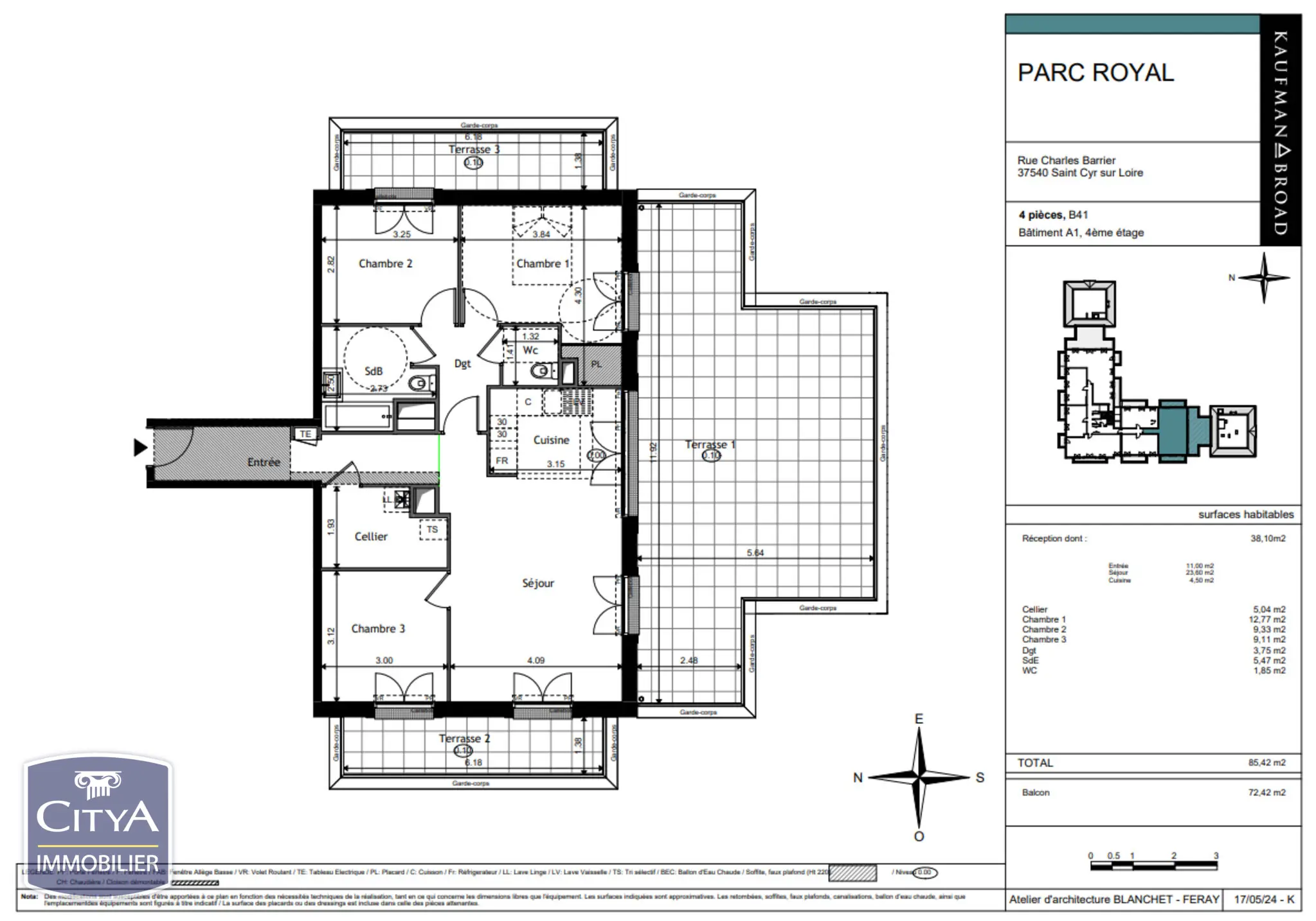 Photo 18 Appartement 4 pièces 85.42m²