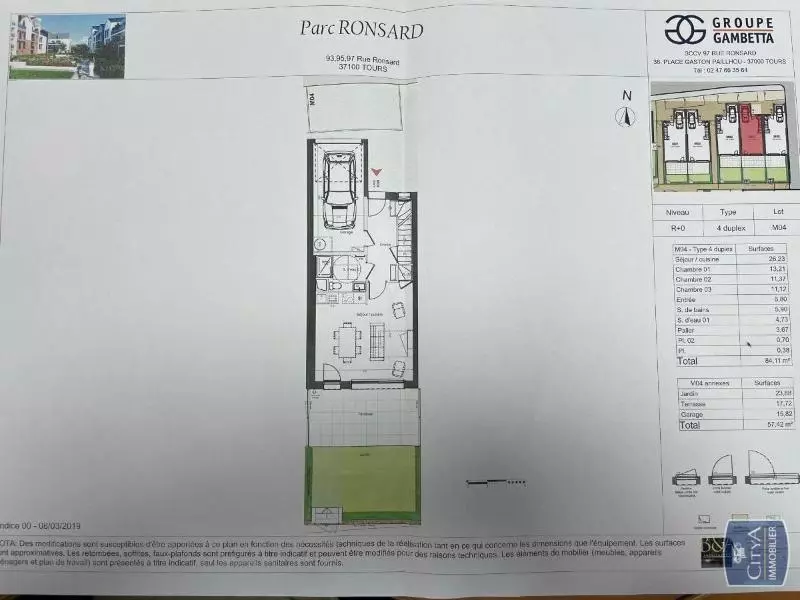 Illustration pour Maison 4 pièces 84m² Photo Maison 4 pièces 84m²
