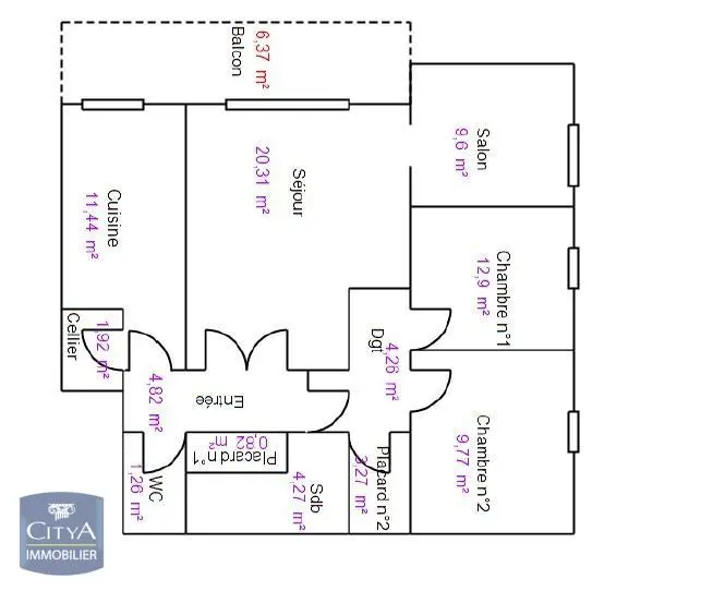 Photo 7 Appartement 3 pièces 84.64m²