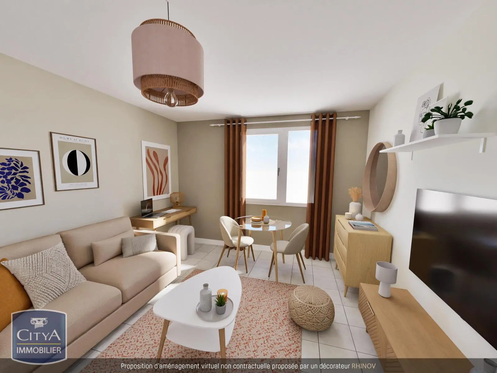 Photo 2 Appartement 1 pièce 23.68m²