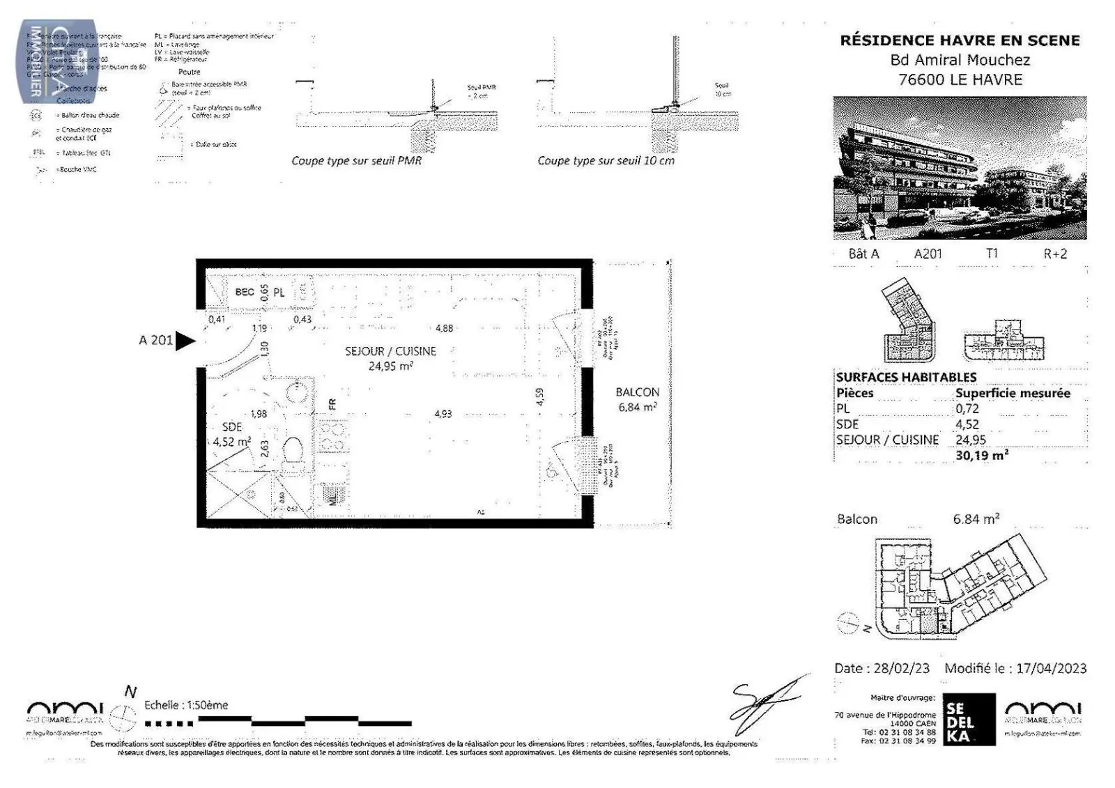 Photo 2 Appartement 1 pièce 30.19m²