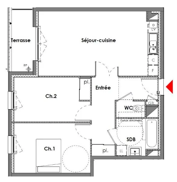 Photo 10 appartement Le Havre