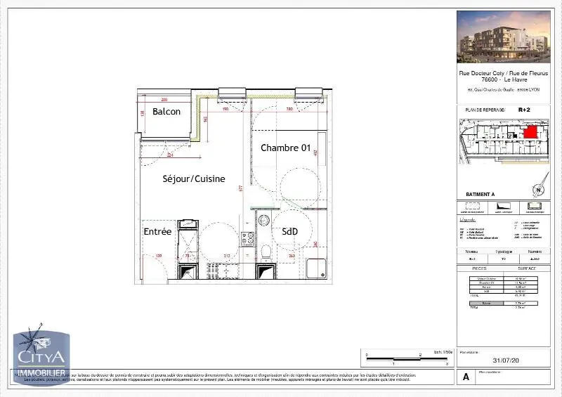 Photo 2 Appartement 2 pièces 41.91m²