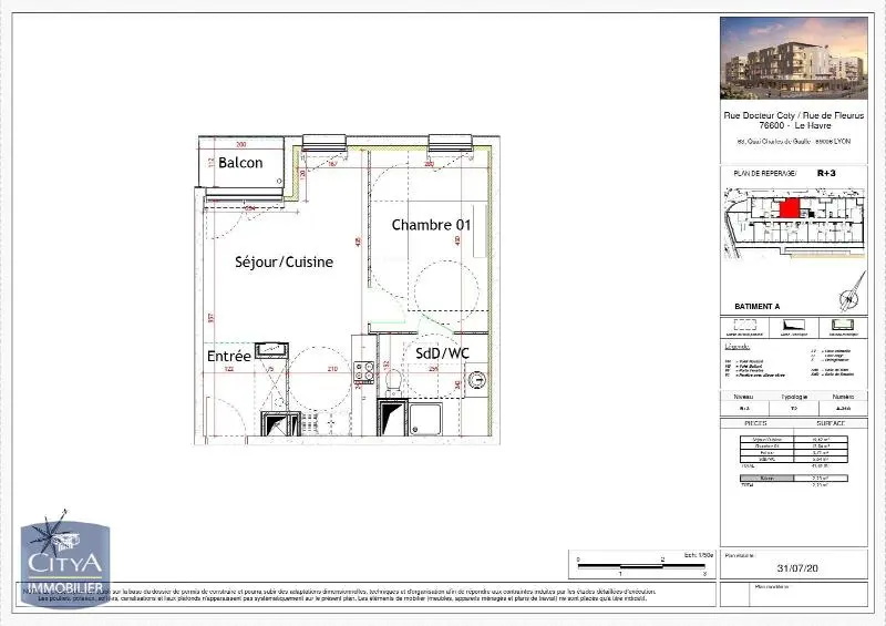 Photo 2 Appartement 2 pièces 41.01m²