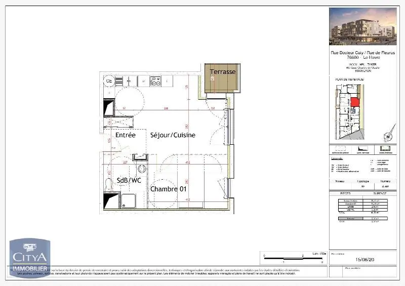 Photo 2 Appartement 2 pièces 40.5m²