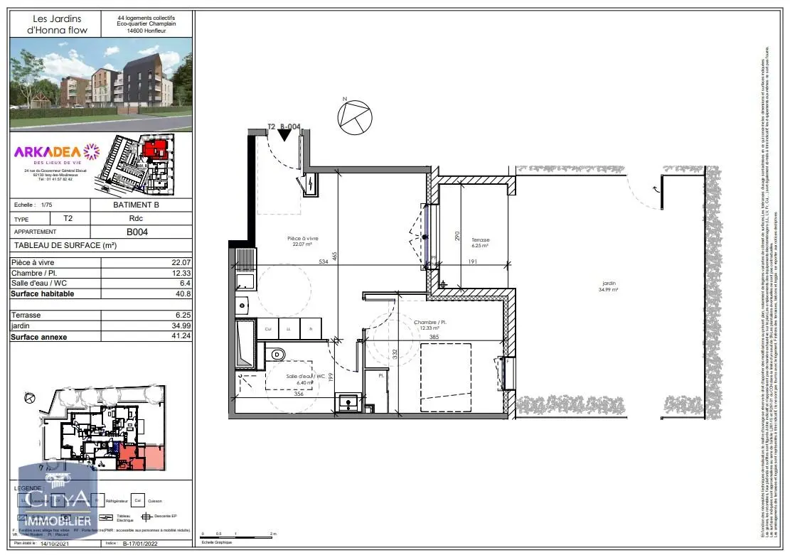 Photo 8 Appartement 2 pièces 40.8m²