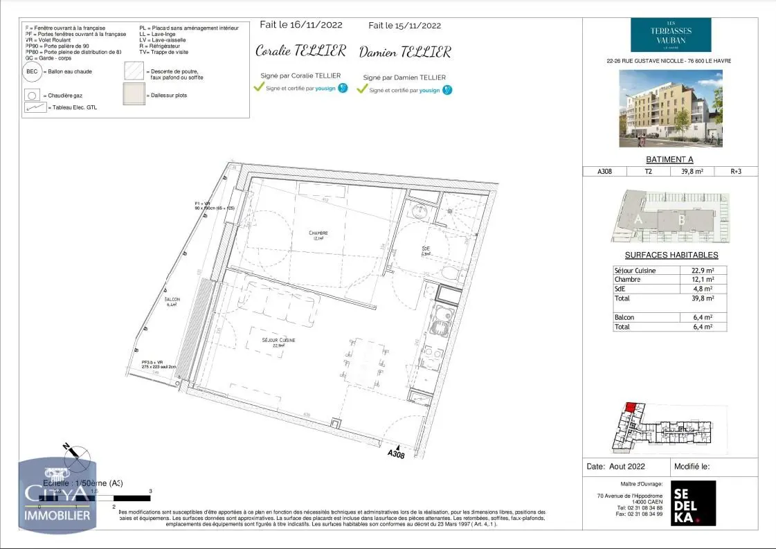 Photo 9 Appartement 2 pièces 39.8m²