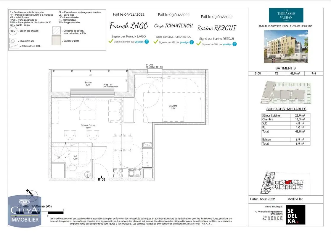 Photo 5 Appartement 2 pièces 42m²