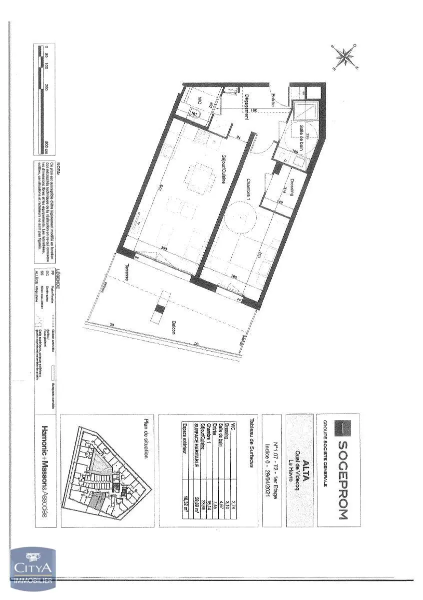 Photo 7 Appartement 2 pièces 58.09m²