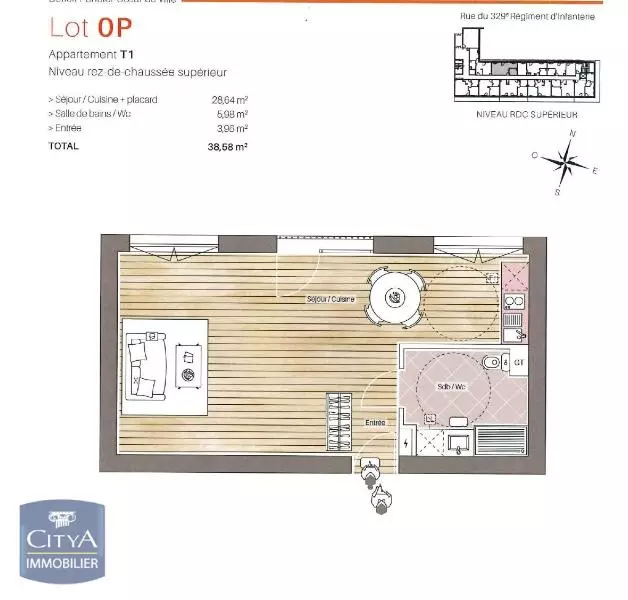 Photo 8 Appartement 1 pièce 38.58m²