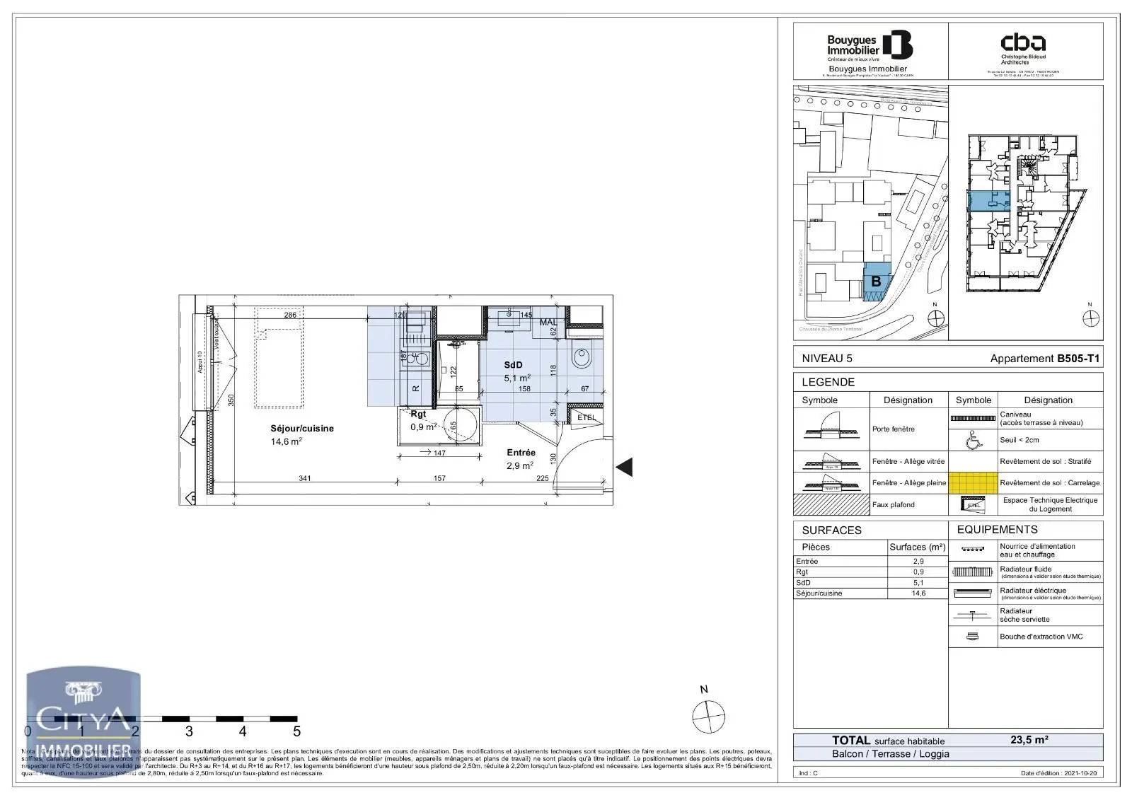 Photo 2 Appartement 1 pièce 23.5m²