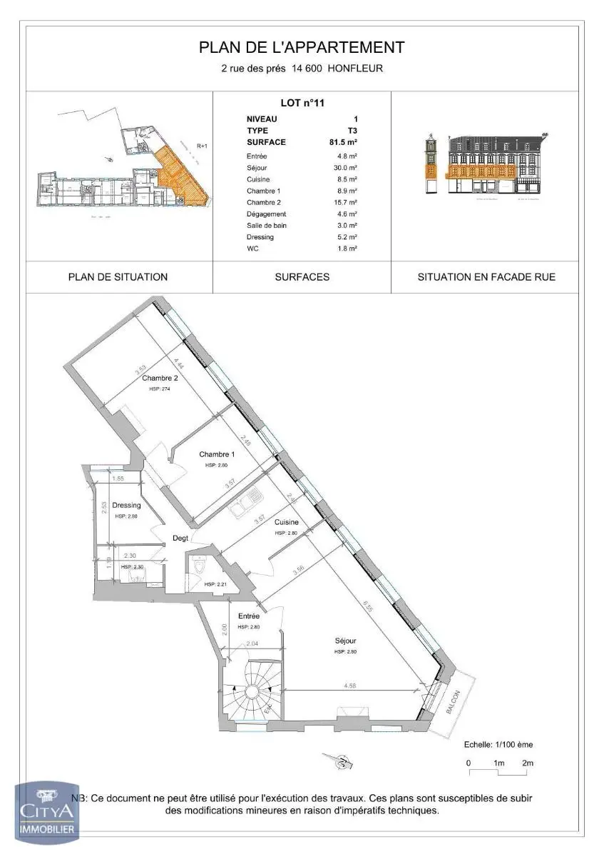 Photo 8 Appartement 3 pièces 82.73m²