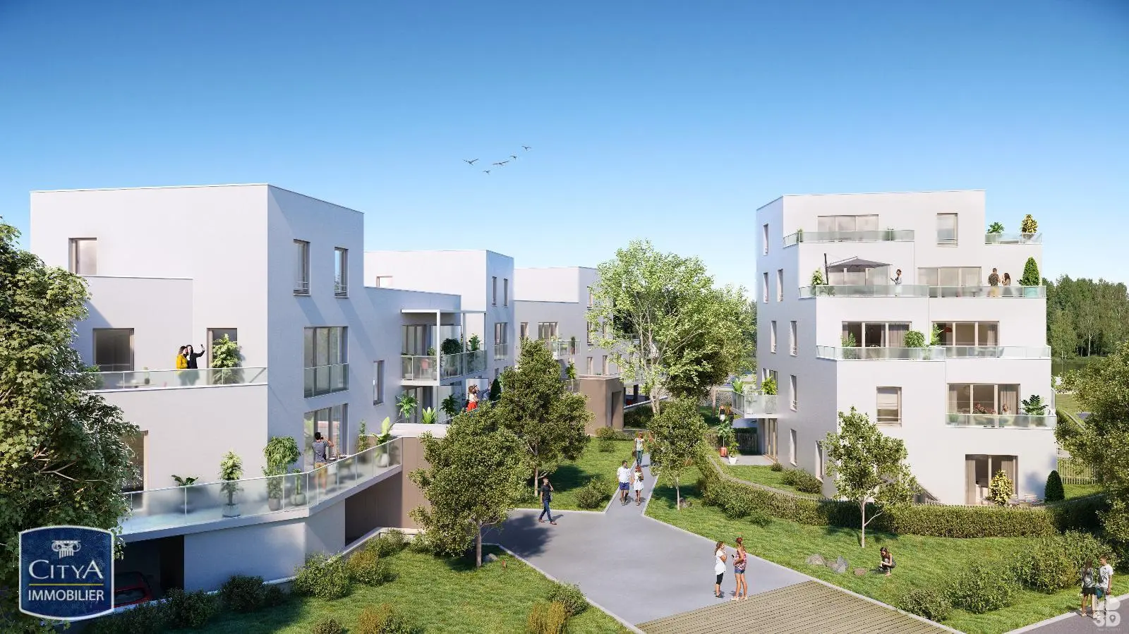 Photo 1 Appartement 3 pièces 56.11m²