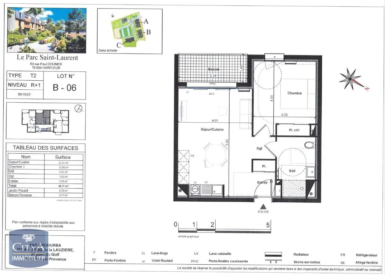 Photo 1 appartement Harfleur