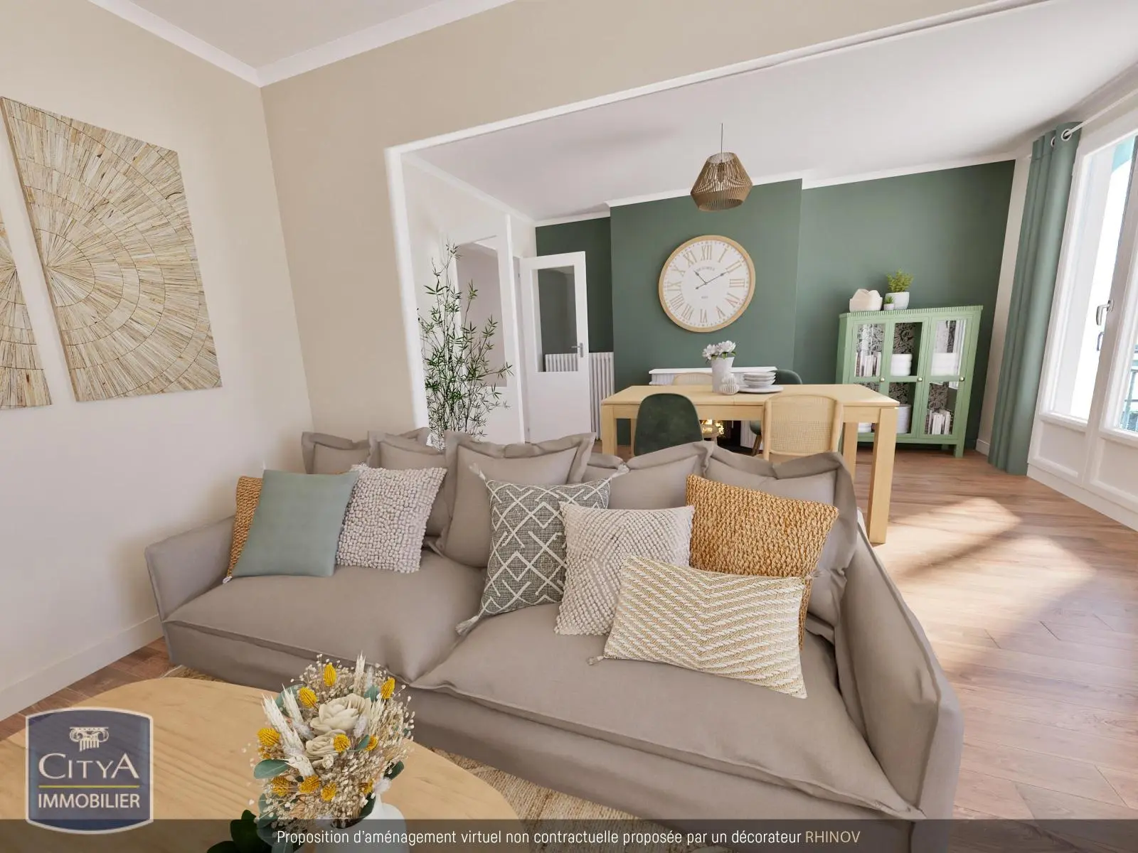 Photo 2 Appartement 3 pièces 65.36m²