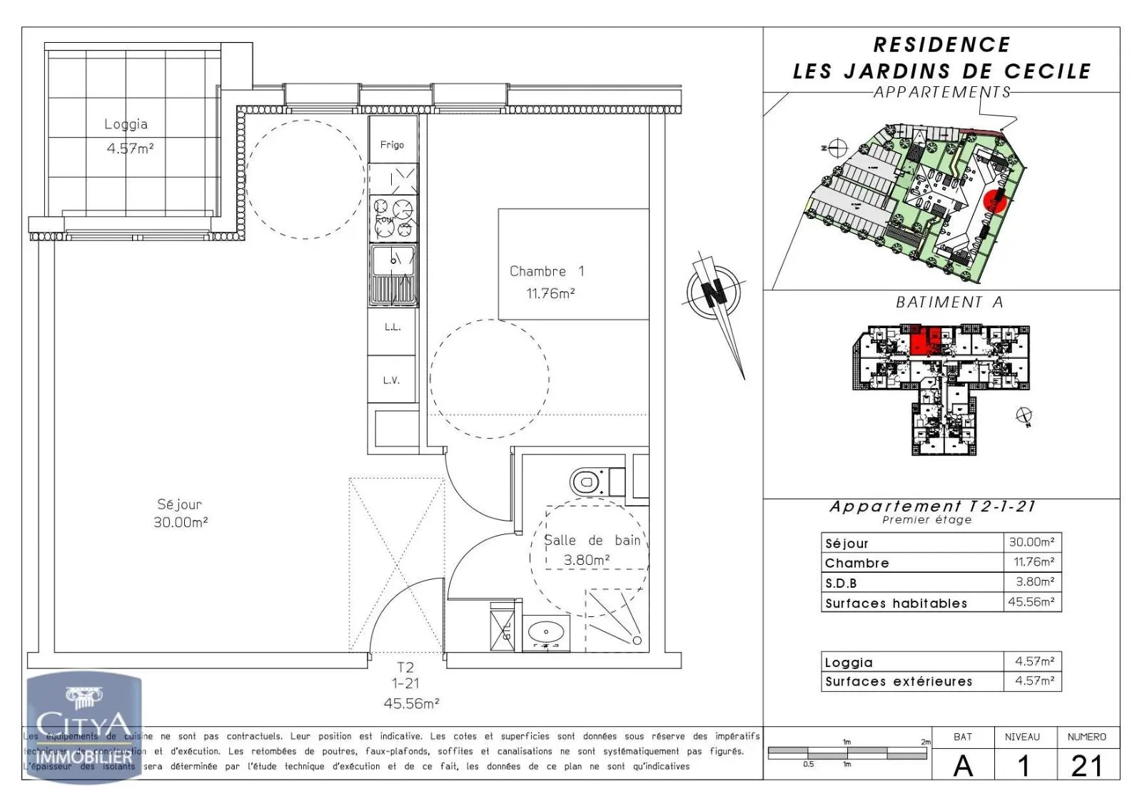 Photo 2 Appartement 2 pièces 45.31m²
