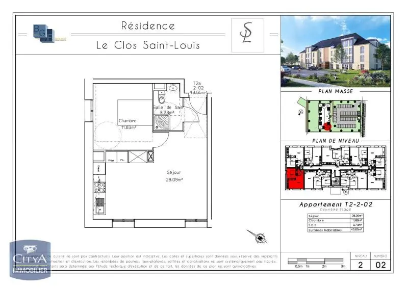 Photo 5 Appartement 2 pièces 43.65m²
