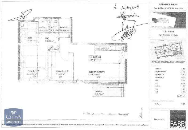 Photo 11 Appartement 3 pièces 62.91m²