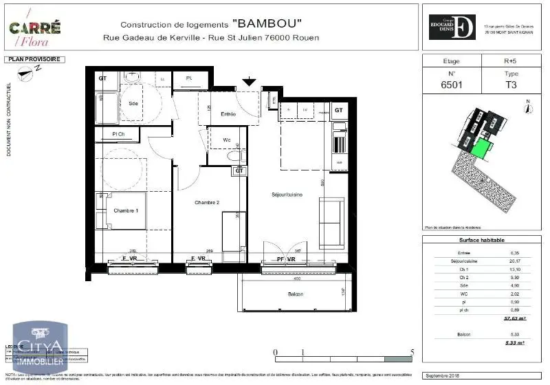 Photo 6 appartement Rouen