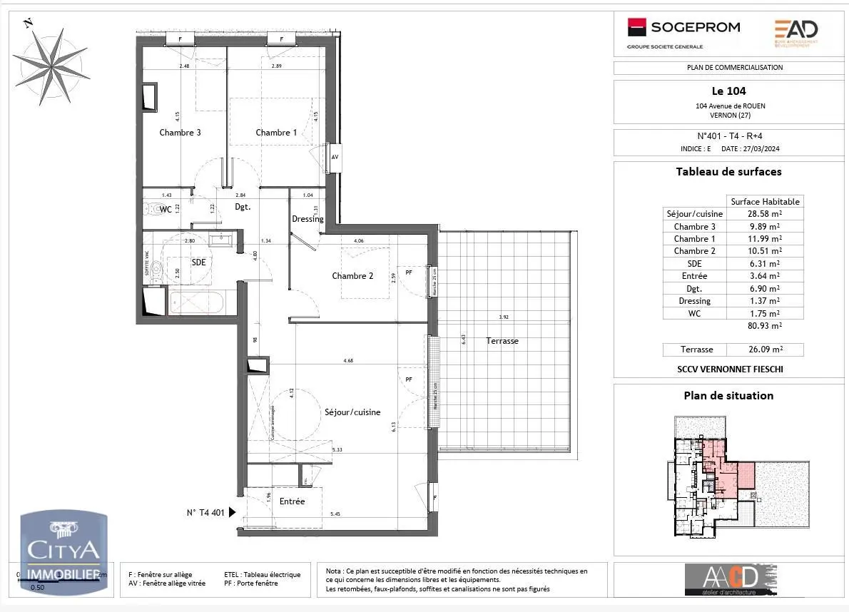 Photo 9 Appartement 4 pièces 80.93m²