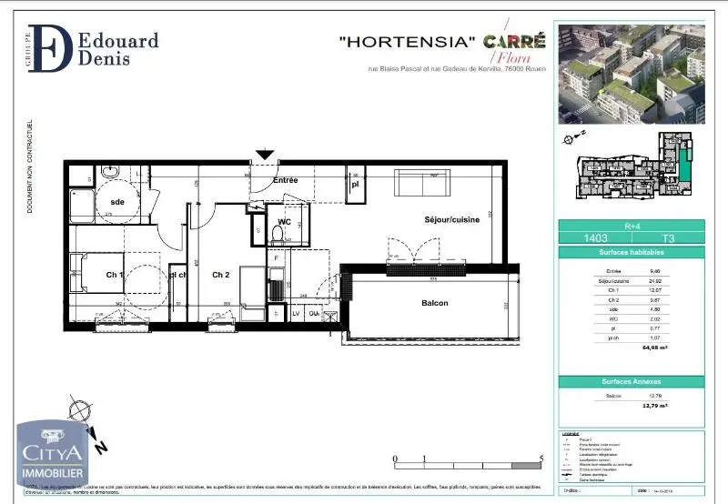 Photo 7 appartement Rouen
