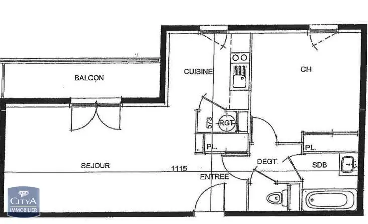 Photo 1 Appartement 2 pièces 50.4m²