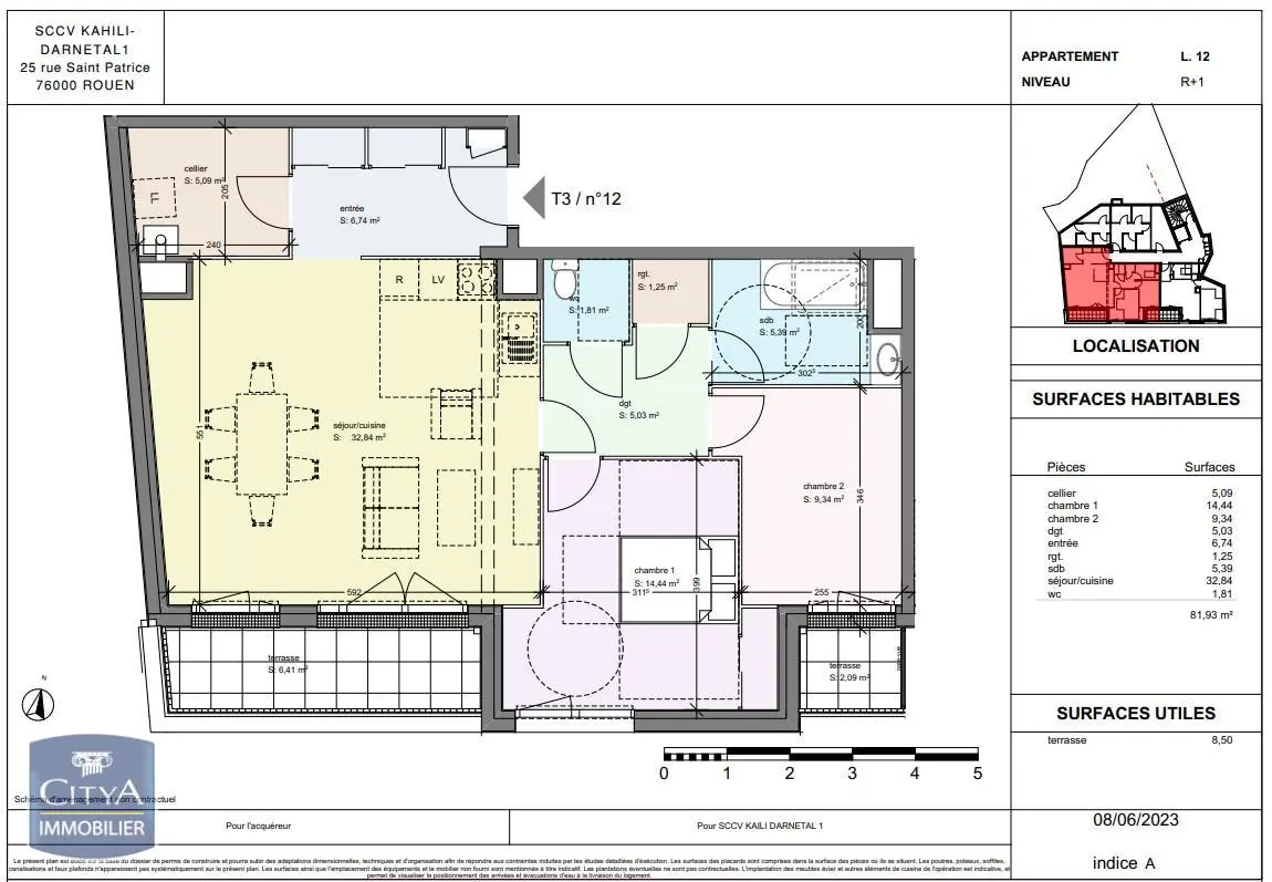 Photo 1 Appartement 3 pièces 81.93m²