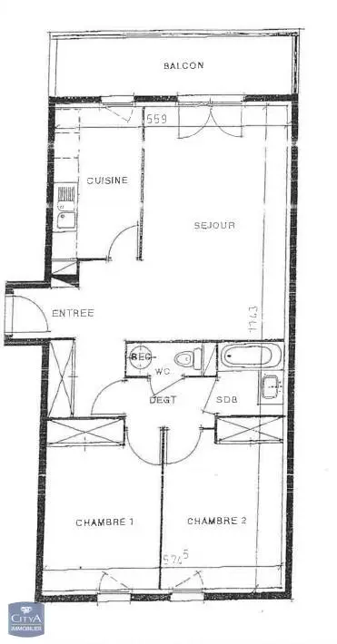 Photo 1 Appartement 3 pièces 67.07m²