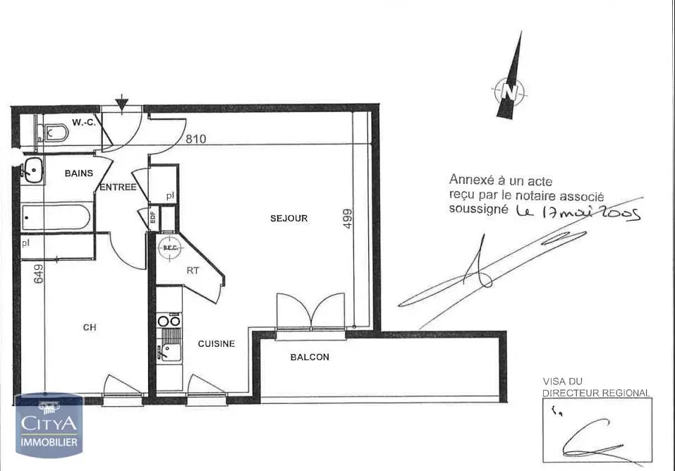 Photo 3 Appartement 2 pièces 45.55m²