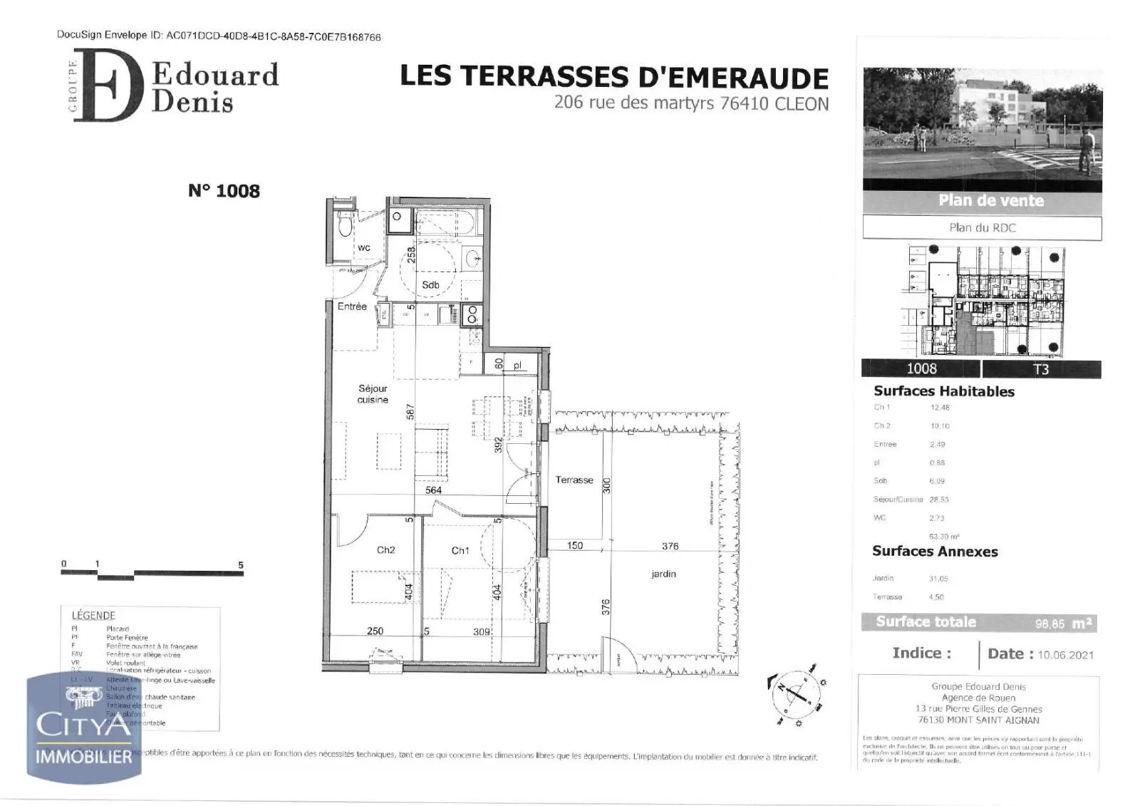 Photo 7 Appartement 3 pièces 63.3m²